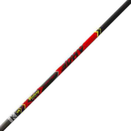 Victory 3DHV Sport 400 spine Carbon Arrows – 12 Pack – Black/Red