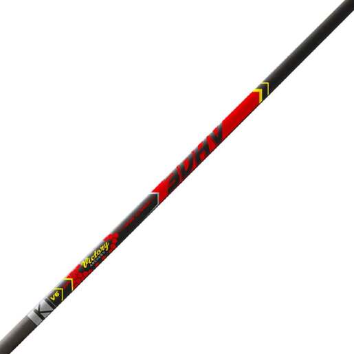 Victory 3DHV Sport 500 spine Carbon Arrows – 12 Pack – Black/Red