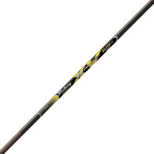 Victory Rip XV Elite 350 spine Carbon Arrows – 12 Pack – Black