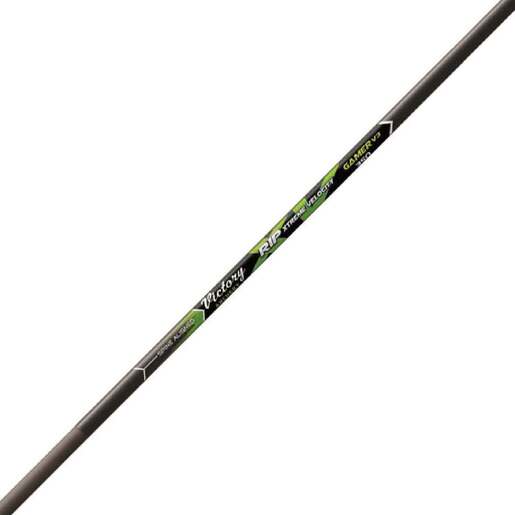 Victory Rip XV Gamer 350 spine Carbon Arrows – 12 Pack – Black