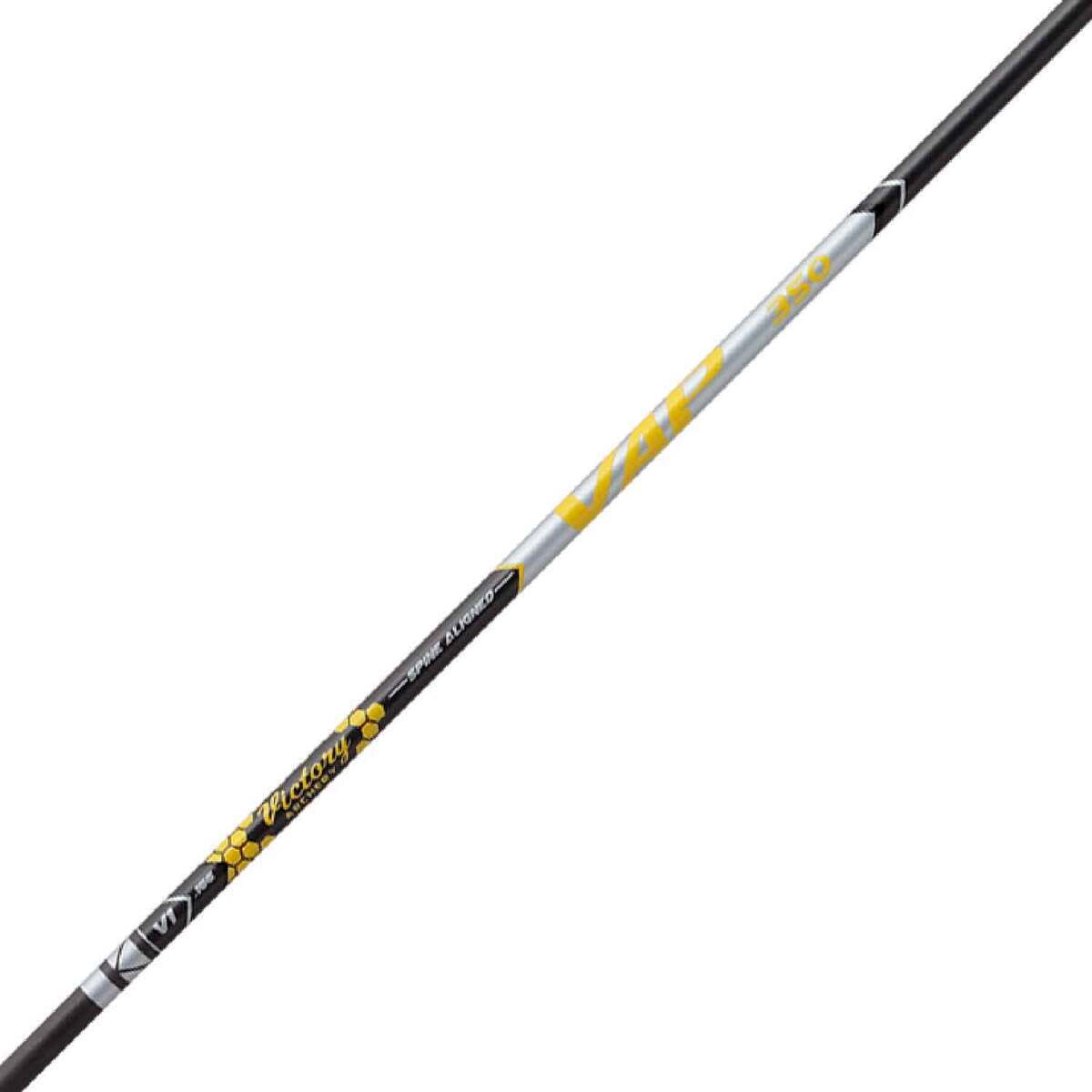 Victory VAP Elite Target 450 spine Carbon Arrows - 12 Pack - Black/Yellow Victory VAP Elite Target 450 spine Carbon Arrows - 12 Pack - Black/Yellow