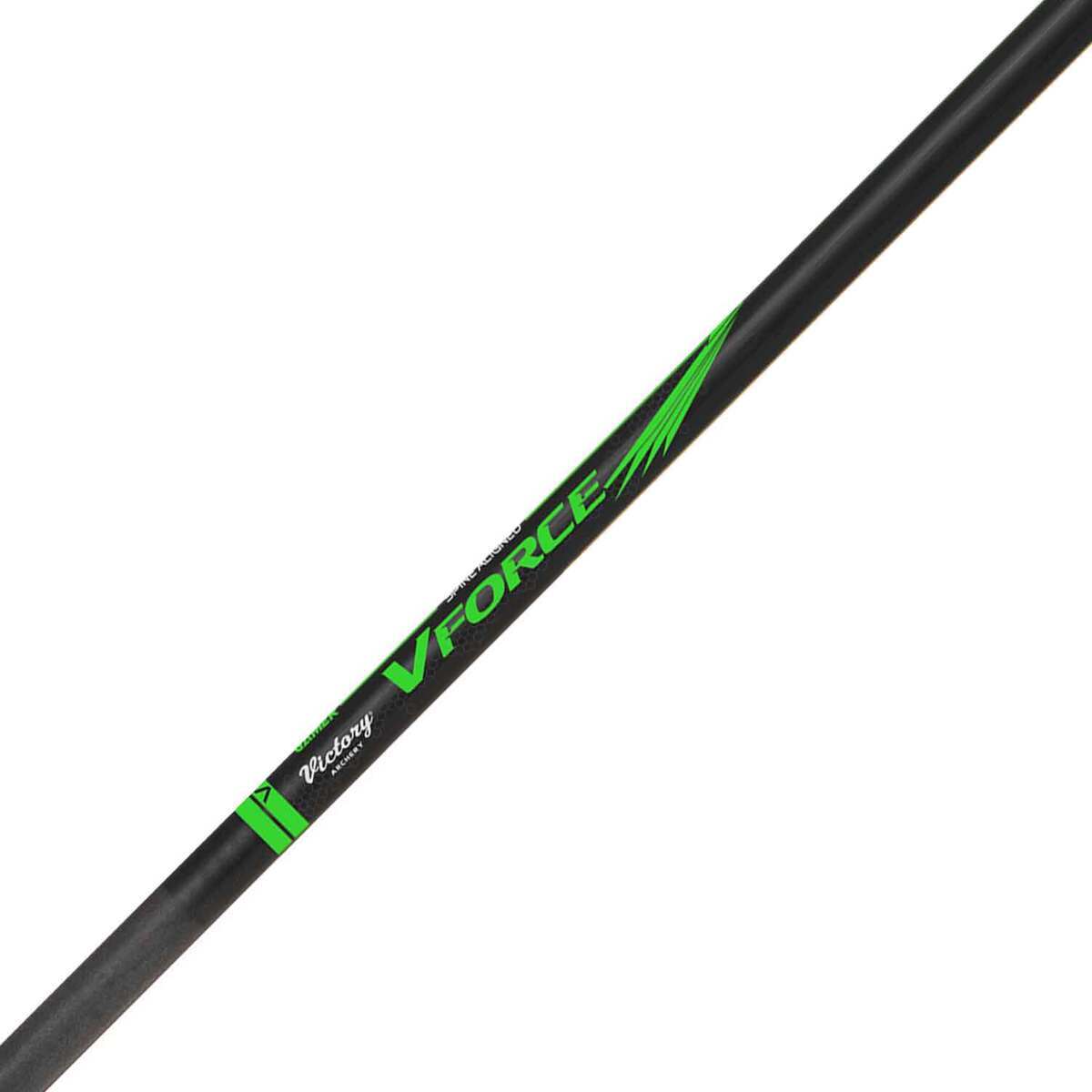 Victory VForce Gamer 500 Spine Carbon Arrows - 6 Pack - Black Victory VForce Gamer 500 Spine Carbon Arrows - 6 Pack - Black