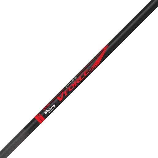 Victory VForce Sport 600 Spine Carbon Arrows – 6 Pack – Black