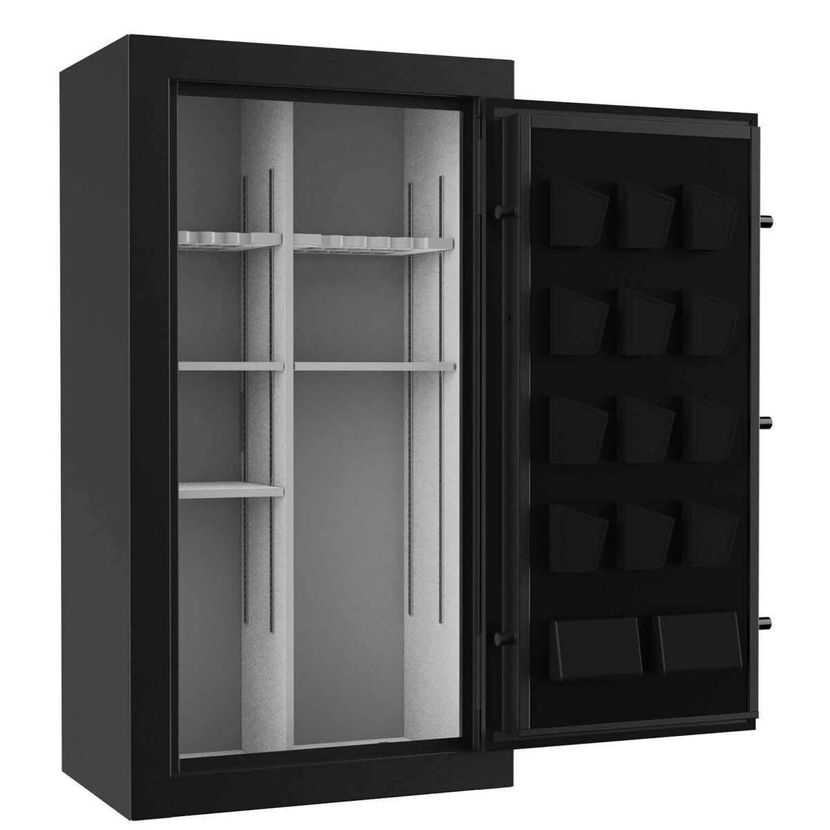 Vital Impact 30+12 Gun Safe W/Pistol Vault - Matte Black - Black Vital Impact 30+12 Gun Safe W/Pistol Vault - Matte Black - Black