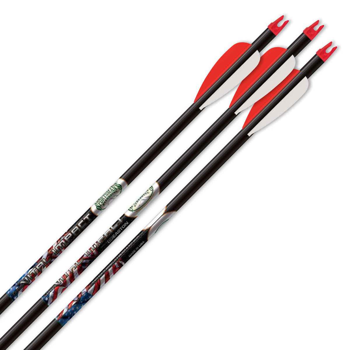Vital Impact 6mm Pro 300 Carbon Arrows - 6 Pack - Black Vital Impact 6mm Pro 300 Carbon Arrows - 6 Pack - Black
