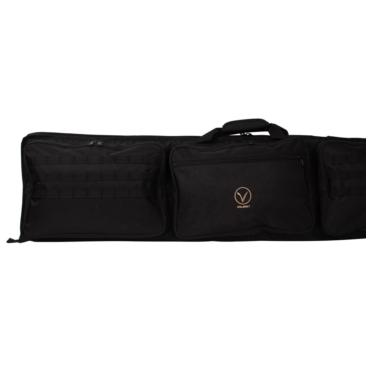 Vital Impact LR03 Deluxe Shooters Combo 54in Rifle Case - Black - Black Vital Impact LR03 Deluxe Shooters Combo 54in Rifle Case - Black - Black