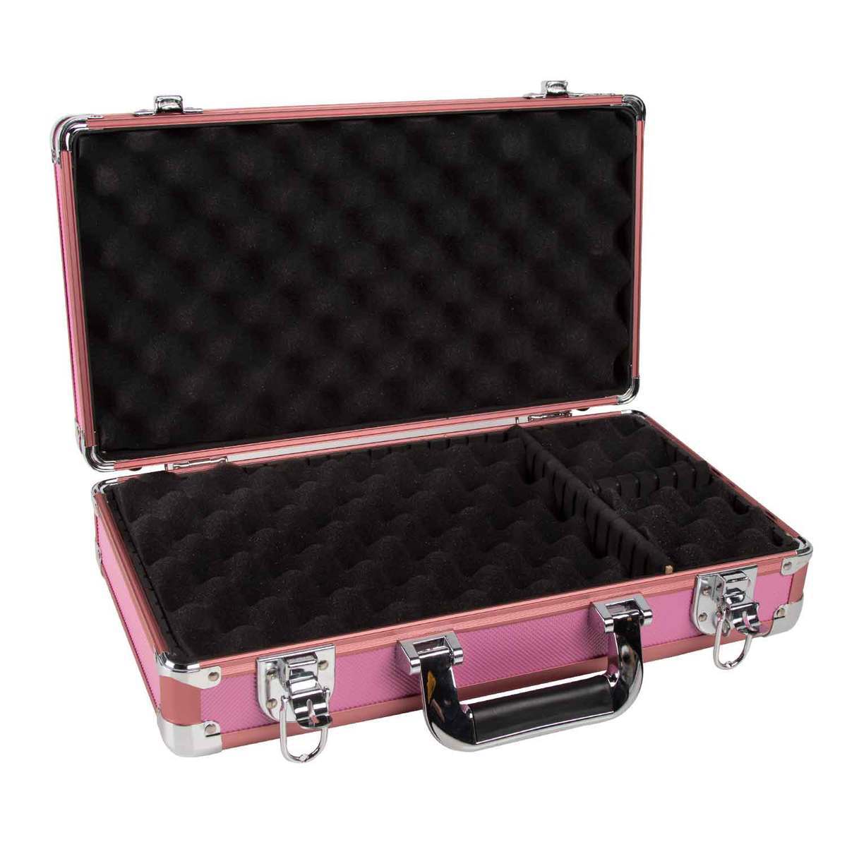 Vital Impact Pink Aluminum Double Pistol Case - Pink Vital Impact Pink Aluminum Double Pistol Case - Pink