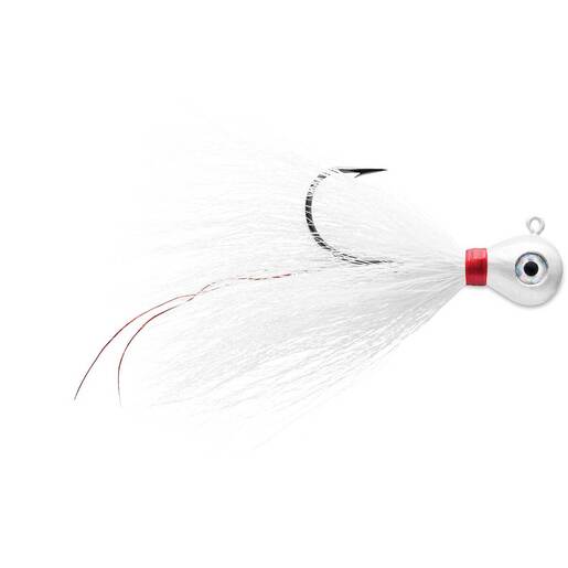 VMC BKJ Bucktail Hair Skirted Jig - 1/2oz - Pink Fire UV