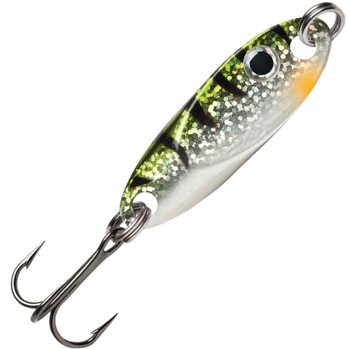 VMC Flash Champ Ice Fishing Spoon - Yellow Perch, 1/32oz, 3/4in ...