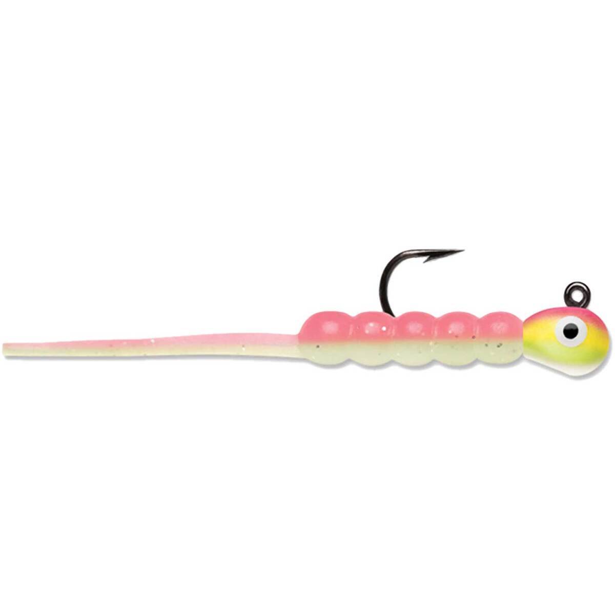 VMC Tungsten Wax Tail Jig 1/32 oz Glow