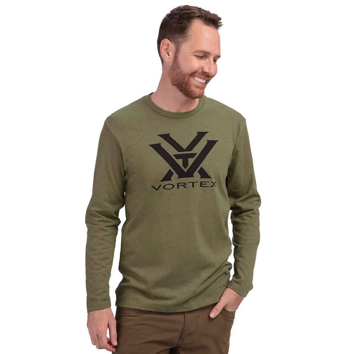 Vortex Men's Core Logo Long Sleeve Casual Shirt Vortex Men's Core Logo Long Sleeve Casual Shirt