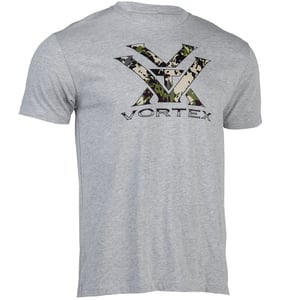 Vortex Men's K2 Logo Short Sleeve Shirt - Gray Heather - M