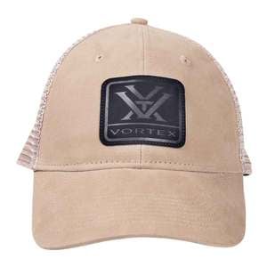 Vortex Men's Patch Logo Hat - Khaki