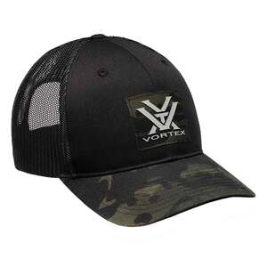 Vortex Men's Pathbreaker Pro Trucker Hat - Black Camo - One Size Fits Most