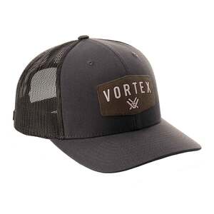 Vortex Men's Red Alert Trucker Hat - Charcoal - One Size Fits Most