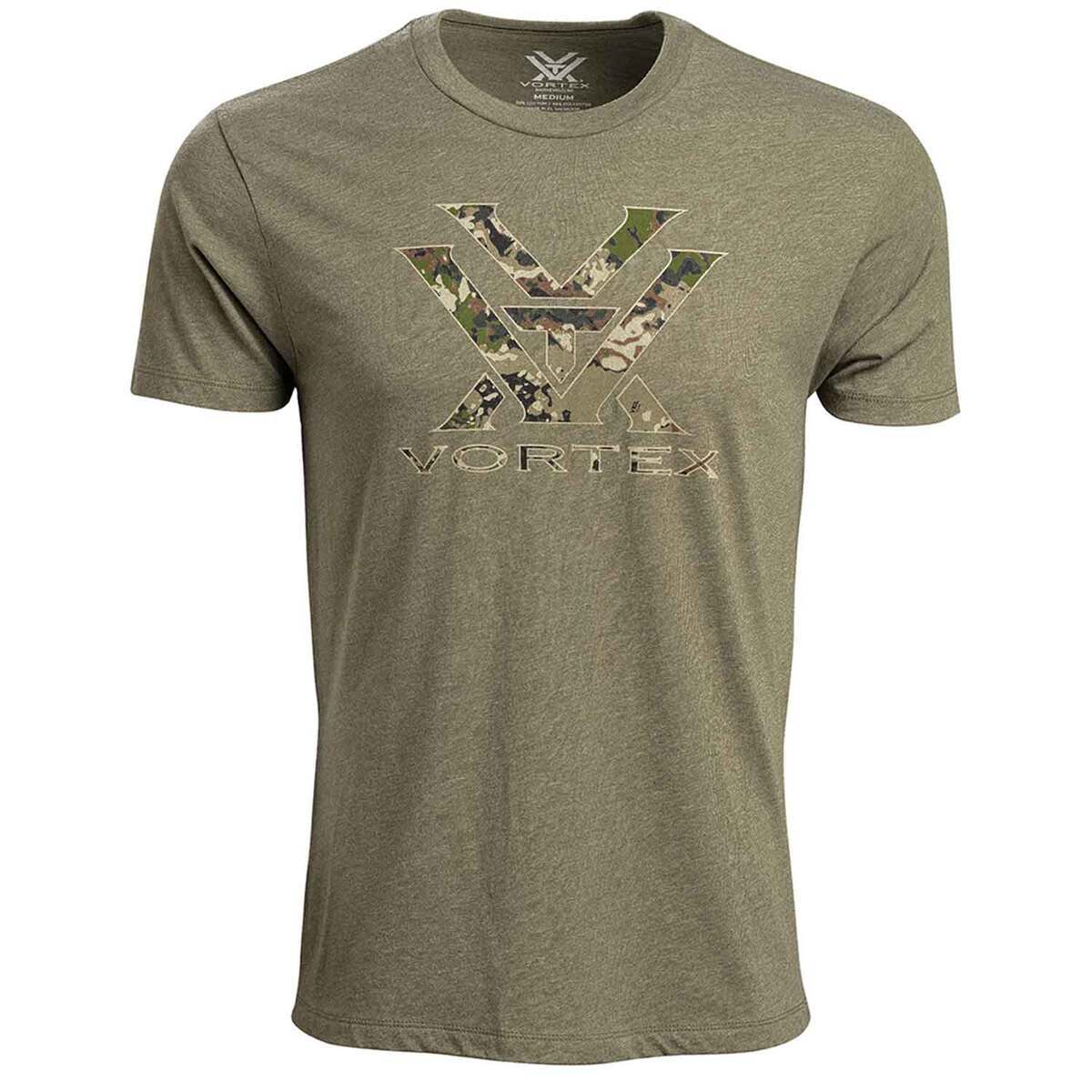 Vortex Men's Summit Camo Logo Short Sleeve Casual Shirt Vortex Men's Summit Camo Logo Short Sleeve Casual Shirt