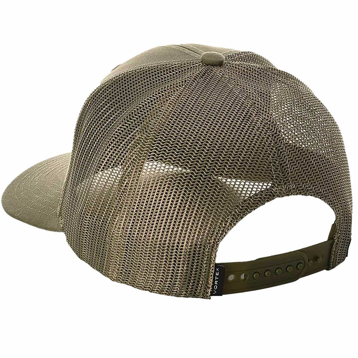 Vortex Rope Hat Vortex Men's Three Peaks Adjustable Hat - Loden/Brown - One Size Fits ...