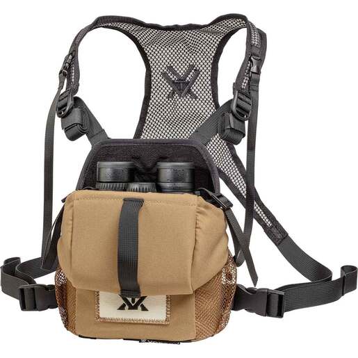 Vortex Optics GlassPak Sport Binocular Harness – Brown/Grey