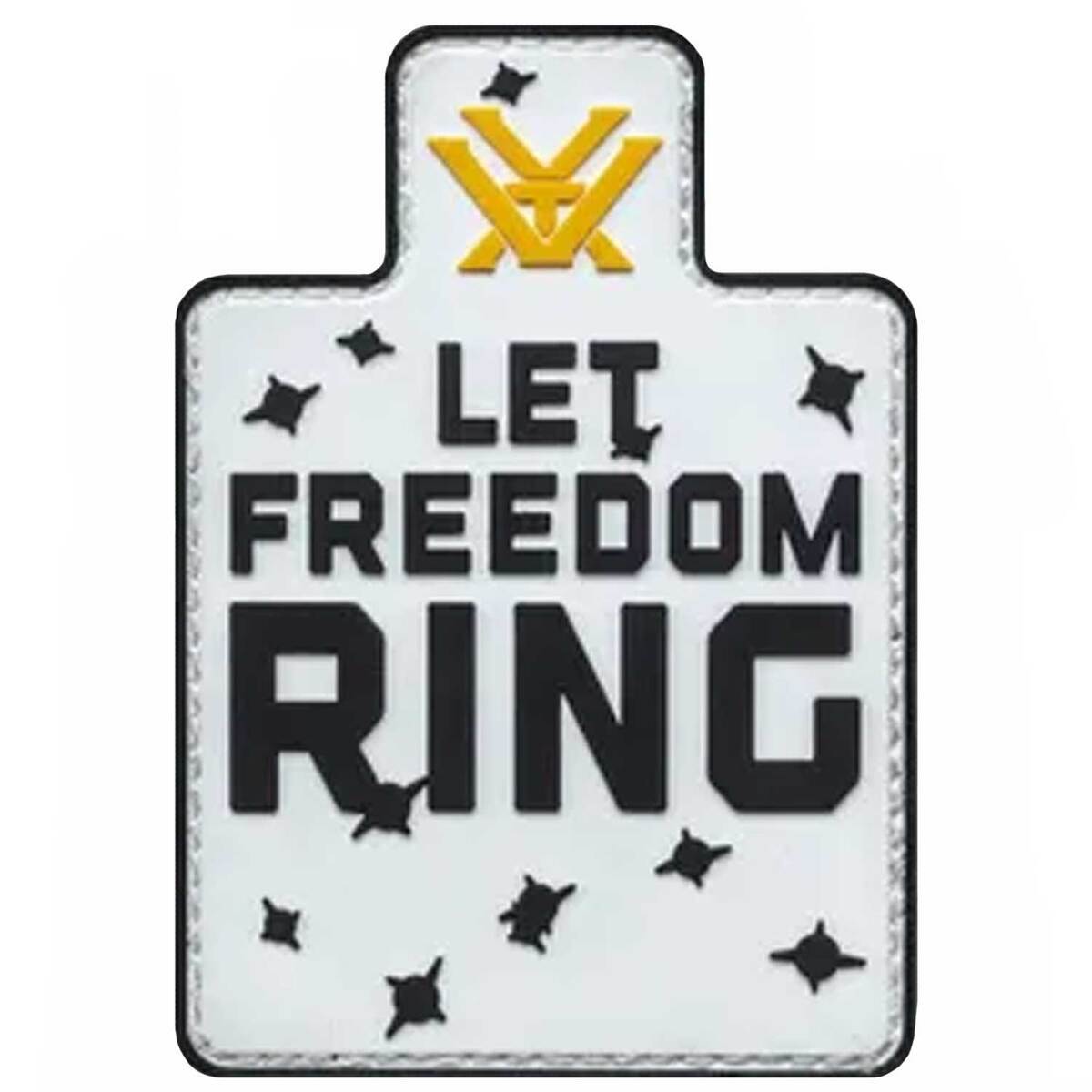Vortex Let Freedom Ring Patch - White - White One Size Fits Most ...