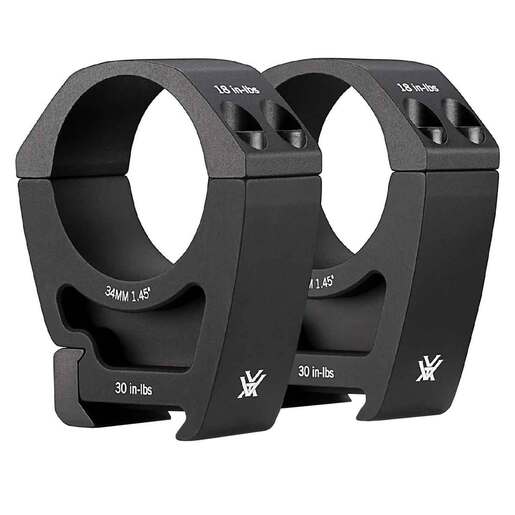 Vortex Optics Pro Riflescope 34mm High Scope Rings - Matte Black - Black