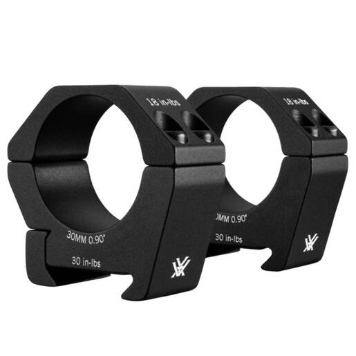 Vortex Optics Sport 30mm Rifle Scope Ring - Matte Black - Black