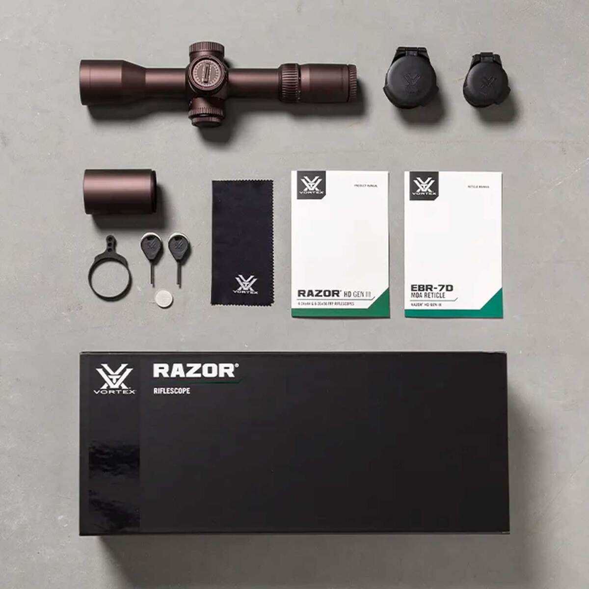 Masterpiece Rifle Vortex Razor Vortex Razor HD Gen III 4-24x 44mm Rifle Scope - EBR-7D | Sportsman's ...
