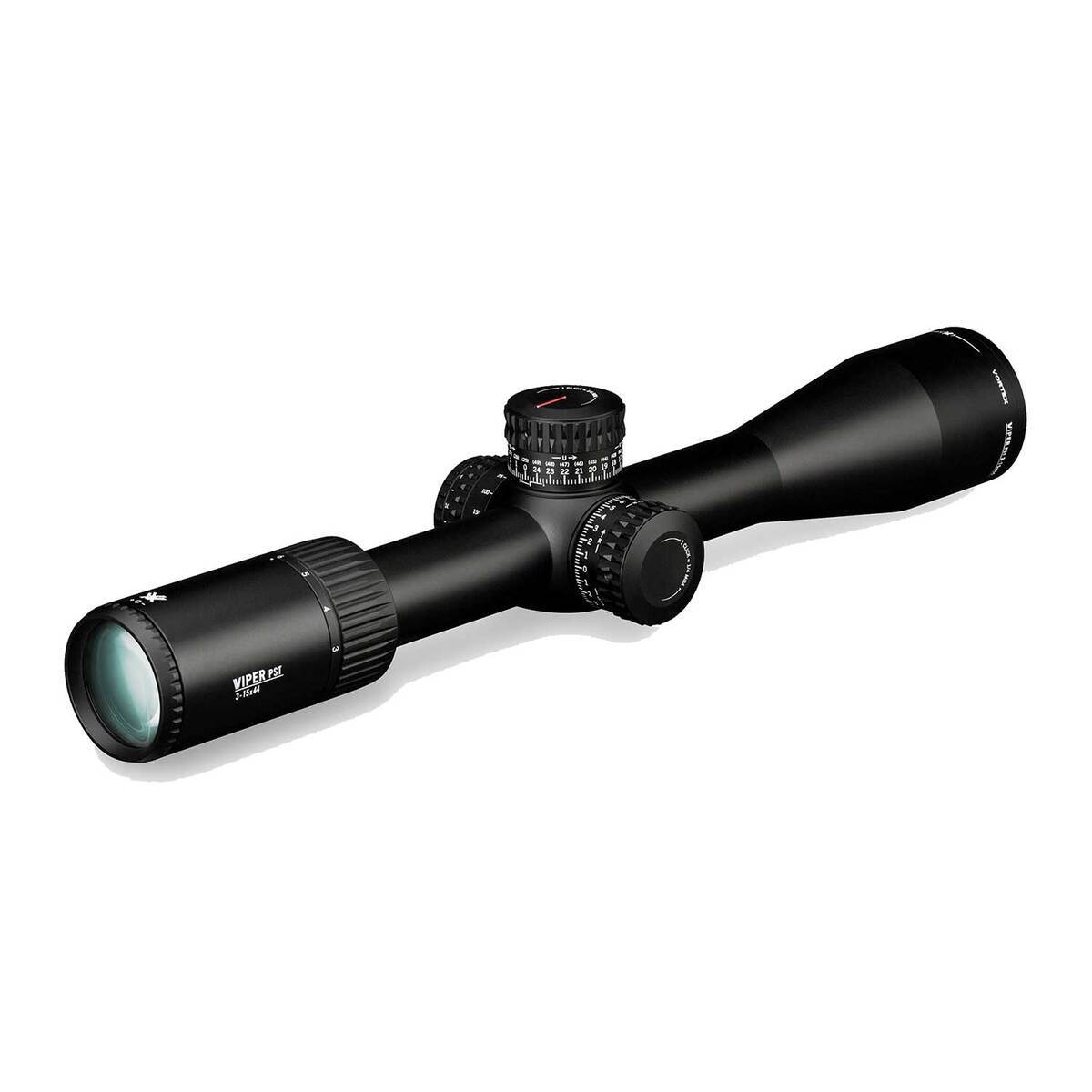 Vortex Viper PST Gen II 3-15x44 Rifle Scope - EBR-2C MRAD - Black Vortex Viper PST Gen II 3-15x44 Rifle Scope - EBR-2C MRAD - Black