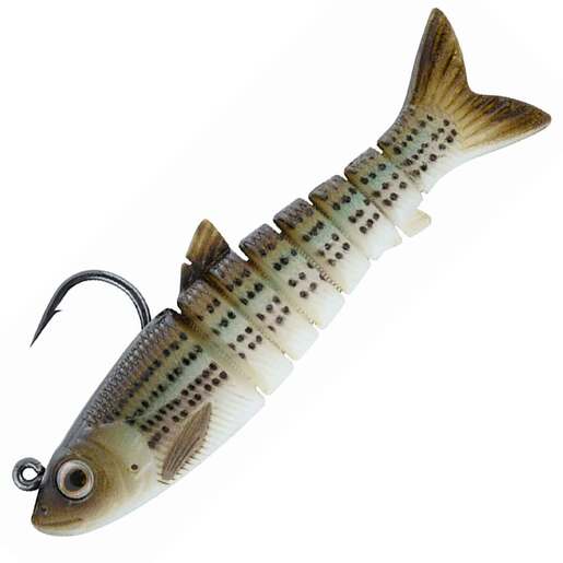Vudu Hot Mullet Hard Swimbaits - Opening Night/Chart Tail - Vudu