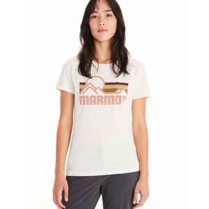 Marmot Women's Coastal Short Sleeve Shirt - Navy Heather - L