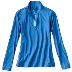 Orvis Women's Sun Defense 1/4 Zip Long Sleeve Shirt
