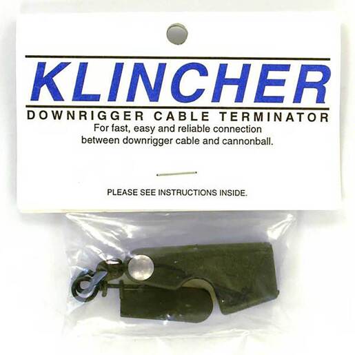 Walker Klincher Downrigger Cable Terminator - Green - Walker