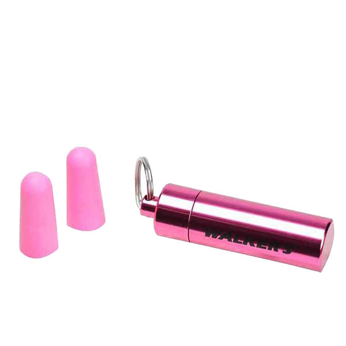 Walker's 7 Pair Foam Ear Plugs with Can - Pink - Pink Walker's 7 Pair Foam Ear Plugs with Can - Pink - Pink