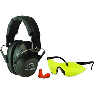 Walker's Pro Low Profile Eye and Ear Protection Kit