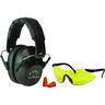 Walker's Pro Low Profile Eye and Ear Protection Kit - Black