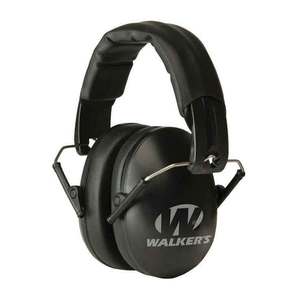 Walker's Pro Low Profile Folding Ear Muff - Black