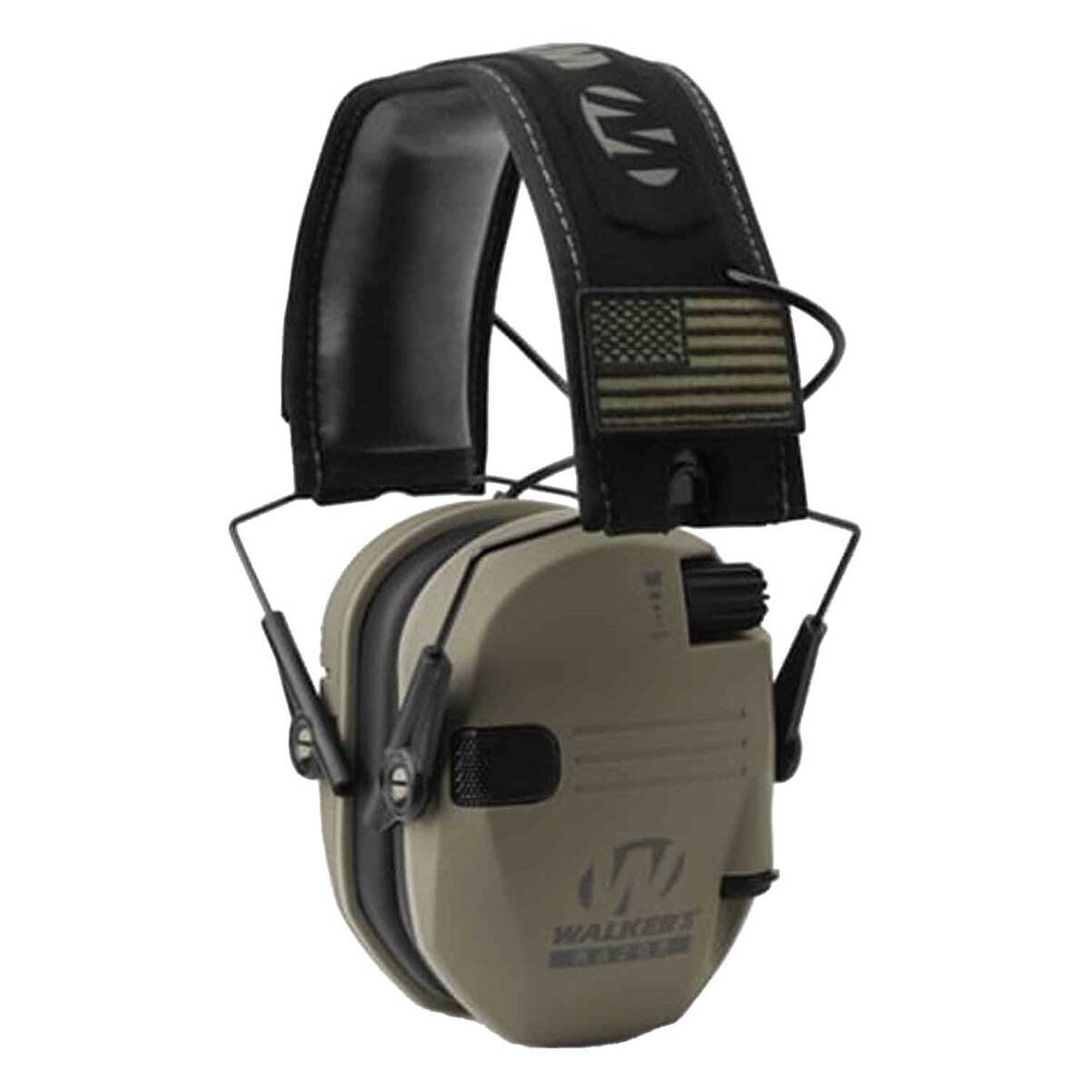 Walker Razor Tan Color Walker's Razor Patriot Series Electronic Earmuffs - Flat Dark Earth ...