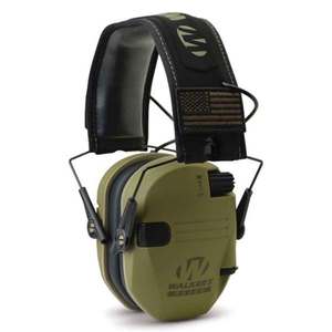 Walker's Razor Patriot Series Electronic Earmuffs - OD Green