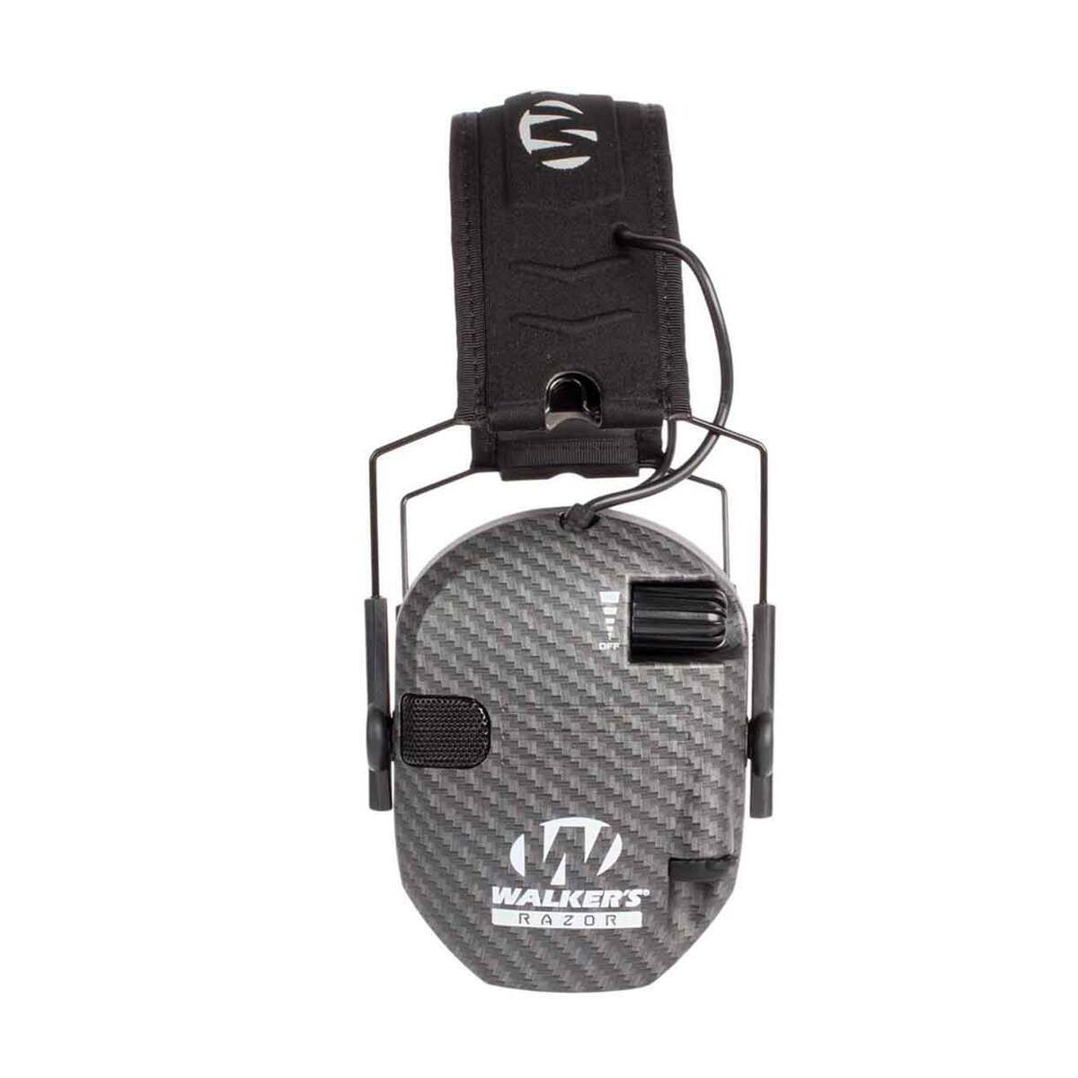 Walker Razor Slim Custom Shell Walker's Razor Slim Electronic Earmuffs - Carbon Gray | Sportsman's ...