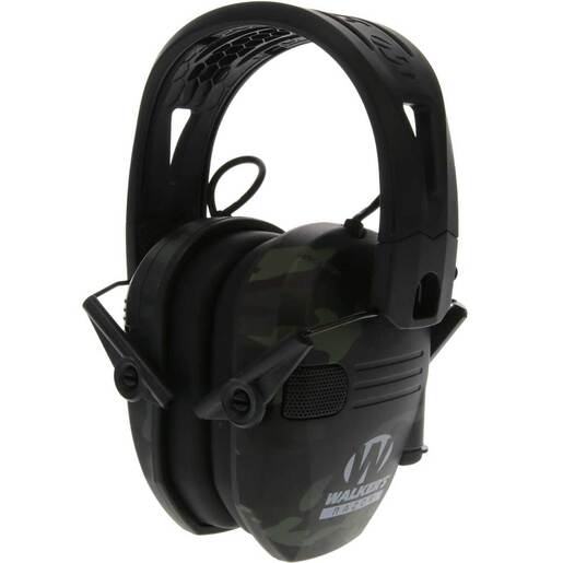 Walker's Razor Tacti-Grip Electronic Earmuffs - Camo