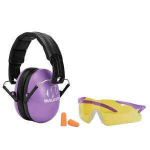 Walker's Women's Eye and Ear Protection Kit - Purple
