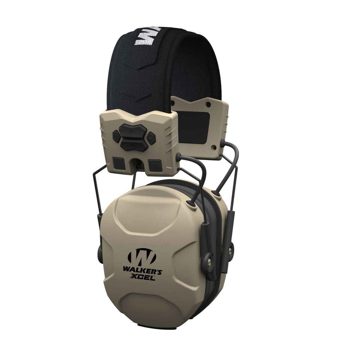 Walker's Xcel 100 Digital Electronic Earmuffs - Flat Dark Earth - Tan Walker's Xcel 100 Digital Electronic Earmuffs - Flat Dark Earth - Tan