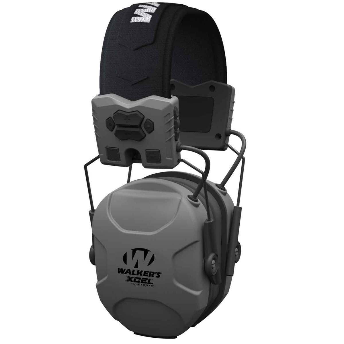 Walker's Xcel 500BT w/ Voice Clarity Electronic Earmuffs - Gray - Gray Walker's Xcel 500BT w/ Voice Clarity Electronic Earmuffs - Gray - Gray
