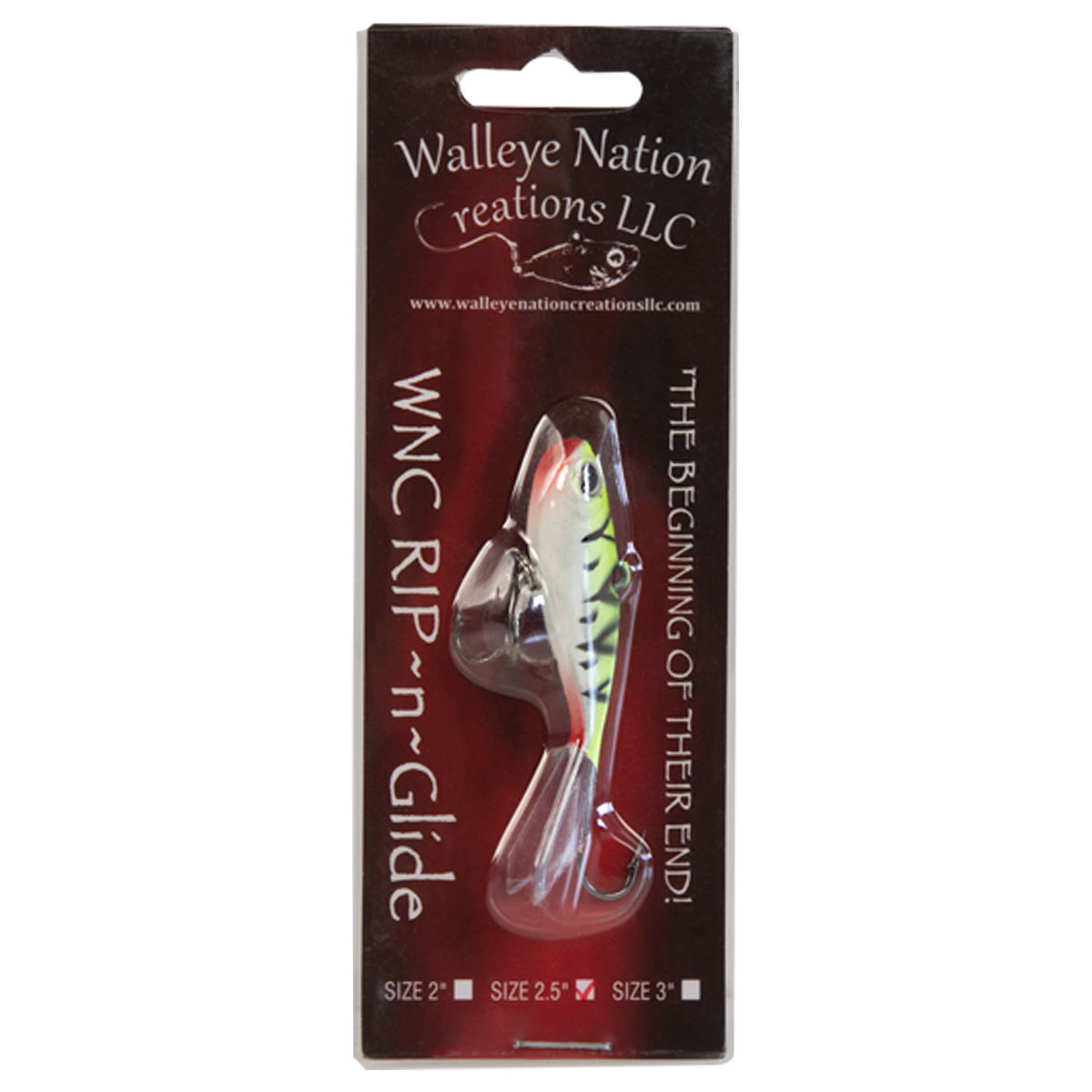Walleye Nation Creations Rip-N-Glide All Season Ice Lure Walleye Nation Creations Rip-N-Glide All Season Ice Lure