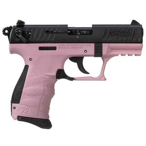 Walther P22 22 Long Rifle 3.42in Pink Champagne Cerakote Pistol - 10+1 Rounds