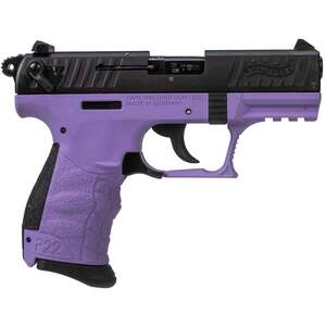 Walther P22 22 Long Rifle 3.42in Crushed Orchid Cerakote Pistol - 10+1 Rounds