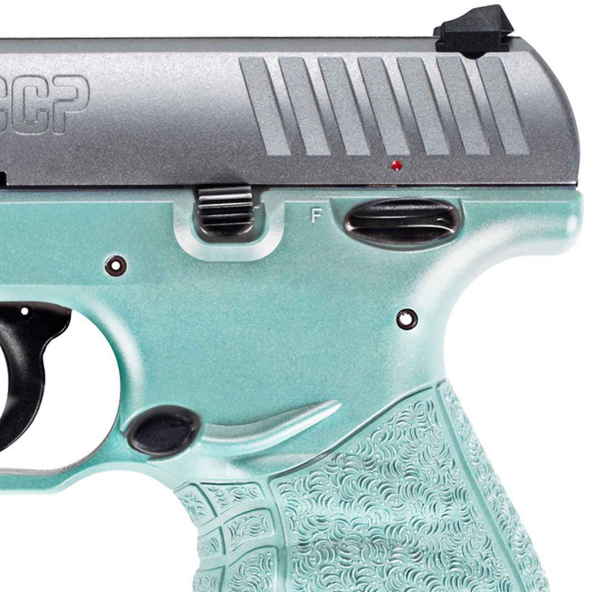 Walther CCP M2 380 Auto (ACP) 3.54in Angel Blue/Stainless Pistol - 8+1 Rounds - Angel Blue/Stainless Walther CCP M2 380 Auto (ACP) 3.54in Angel Blue/Stainless Pistol - 8+1 Rounds - Angel Blue/Stainless