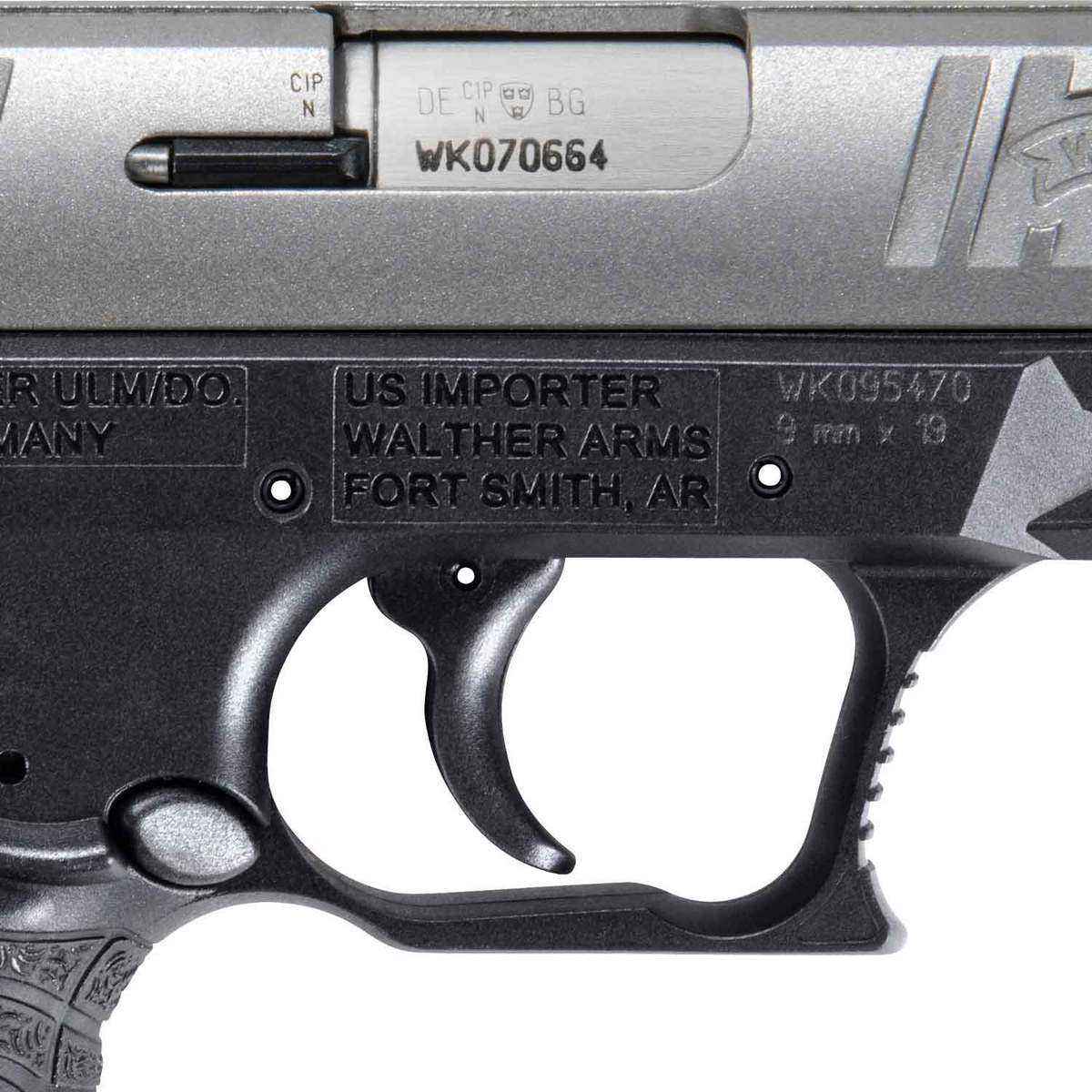 Walther CCP M2 380 Auto (ACP) 3.54in Stainless/Black Pistol - 8+1 Rounds - Black/Stainless Walther CCP M2 380 Auto (ACP) 3.54in Stainless/Black Pistol - 8+1 Rounds - Black/Stainless