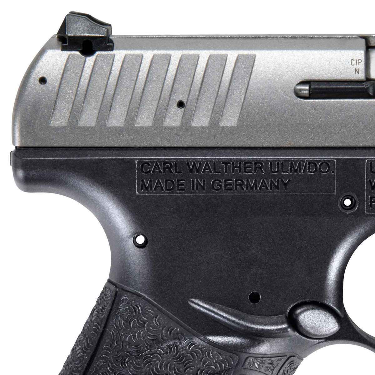 Walther CCP M2 380 Auto (ACP) 3.54in Stainless/Black Pistol - 8+1 Rounds - Black/Stainless Walther CCP M2 380 Auto (ACP) 3.54in Stainless/Black Pistol - 8+1 Rounds - Black/Stainless
