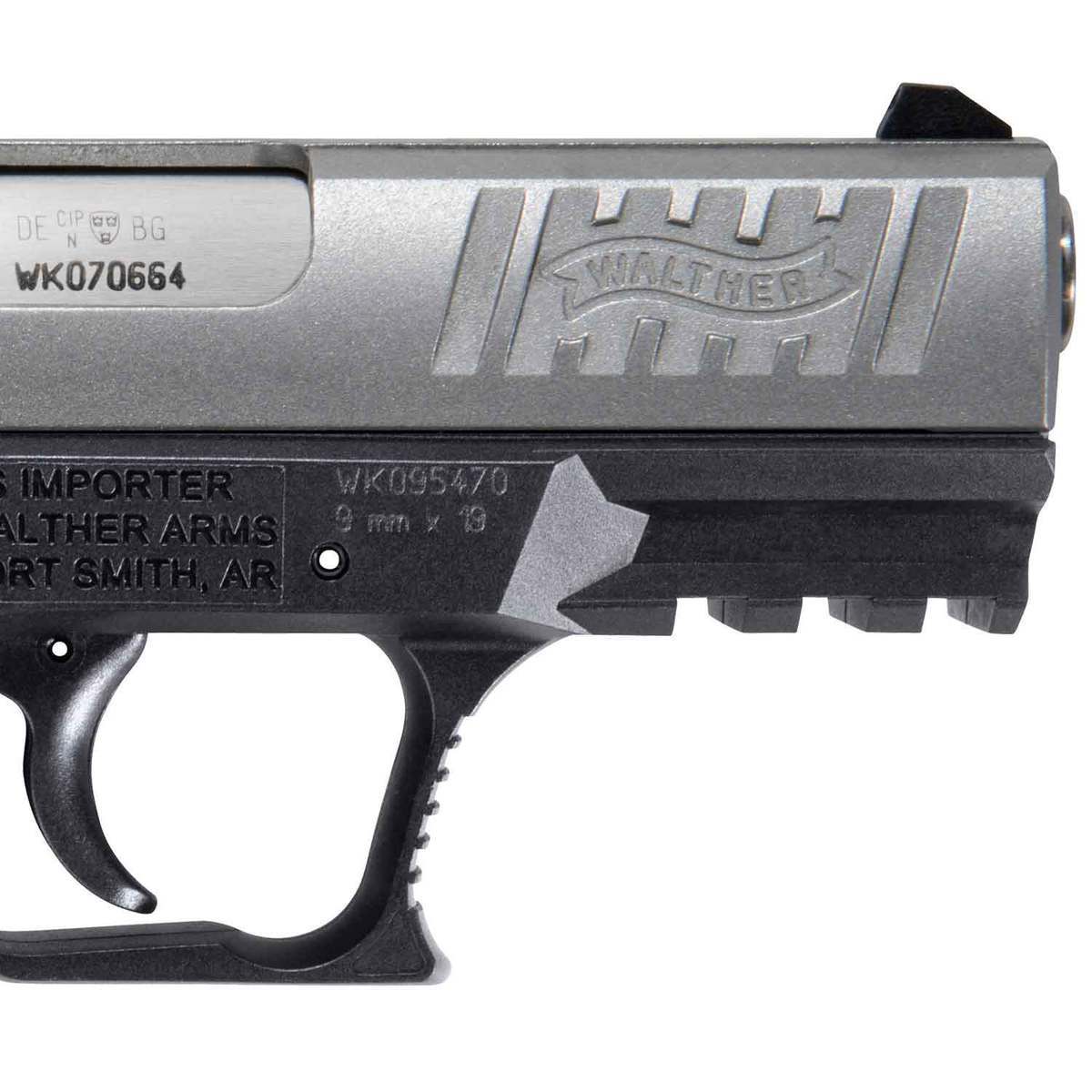 Walther CCP M2 380 Auto (ACP) 3.54in Stainless/Black Pistol - 8+1 Rounds - Black/Stainless Walther CCP M2 380 Auto (ACP) 3.54in Stainless/Black Pistol - 8+1 Rounds - Black/Stainless