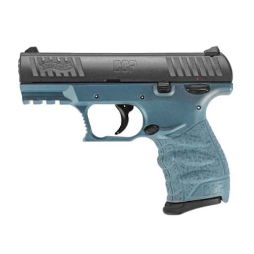 Walther CCP M2 9mm Luger 3.54in Blue Titanium/Black Pistol - 8+1 Rounds - Blue image